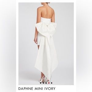 Rebecca Vallance Danphne Mini Ivory Dress
